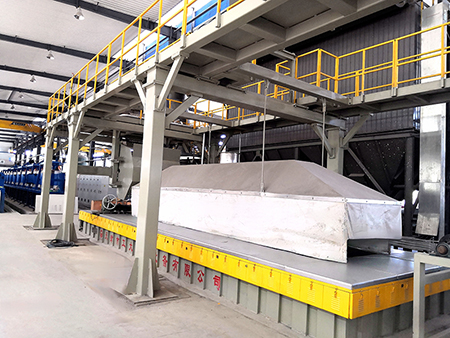 Ceramic galvanizing kettle