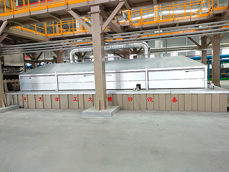 Ceramic galvanizing kettle