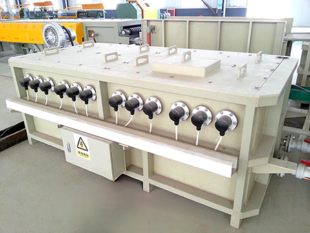 Flux solution storage tank