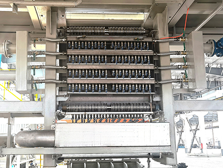 Post-galvanizing cooling system