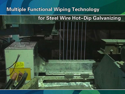 Electromagnetic Field and Gas Wiping Equipment for Steel Wire Hot-Dip Galvanizing Lines
